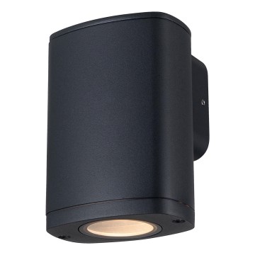 Vägglampa för utomhusbruk ZEVI 1xGU10/10W/230V IP54 svart