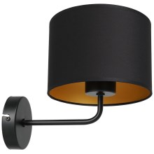 Vägglampa  FRODI 1xE27/60W/230V svart 