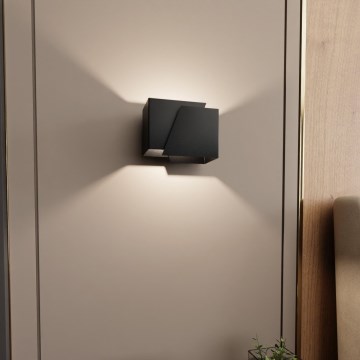 Vägglampa FROST 1xG9/8W/230V svart