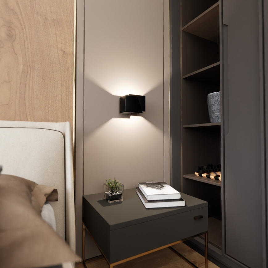 Vägglampa FROST 1xG9/8W/230V svart