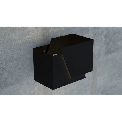 Vägglampa FROST 1xG9/8W/230V svart
