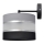 Vägglampa HELEN 1xE27/15W/230V svart/grå/silver