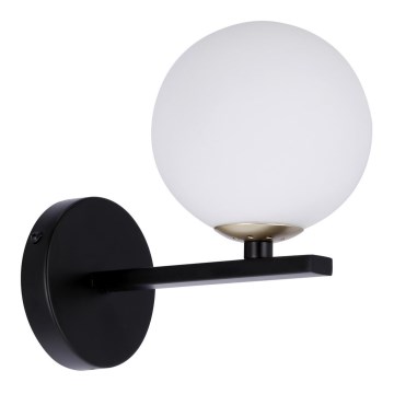 Vägglampa KAMA 1xG9/28W/230V svart