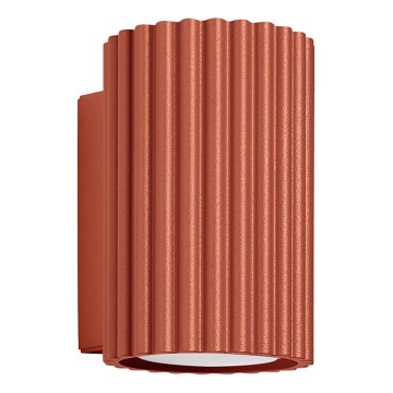 Vägglampa KARBON 1xGU10/10W/230V röd