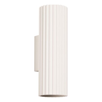 Vägglampa KARBON 2xGU10/10W/230V grädde