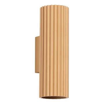 Vägglampa KARBON 2xGU10/10W/230V guld