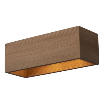 Vägglampa KENZO 2xG9/6W/230V tallträ