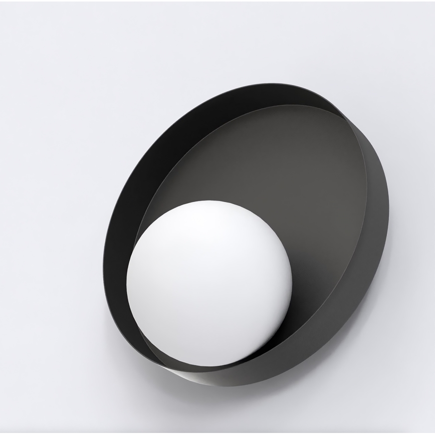 Vägglampa KIDO 1xG9/8W/230V svart