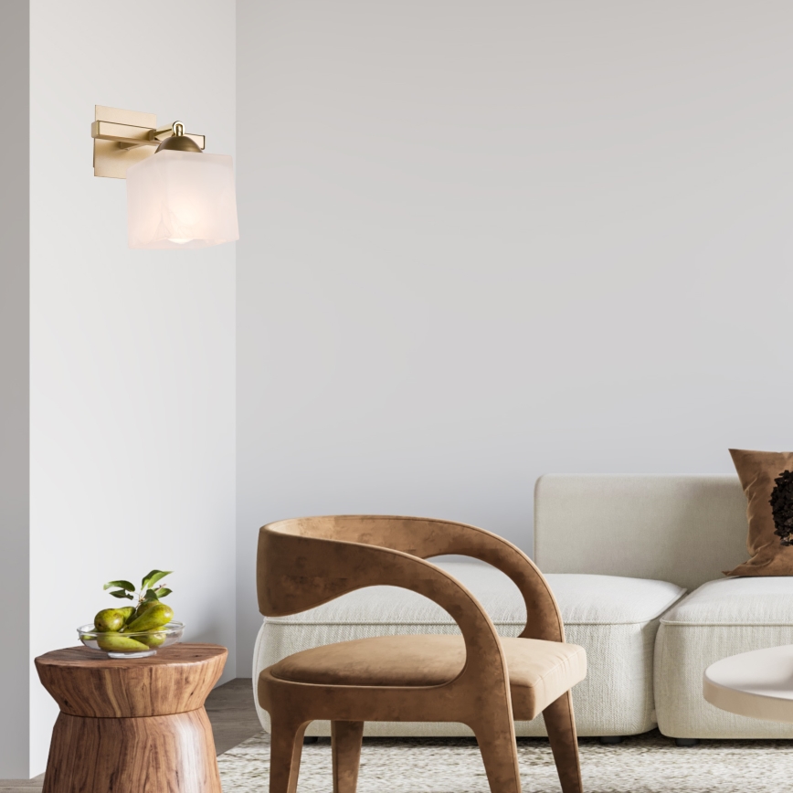 Vägglampa KLARA 1xE14/40W/230V guld