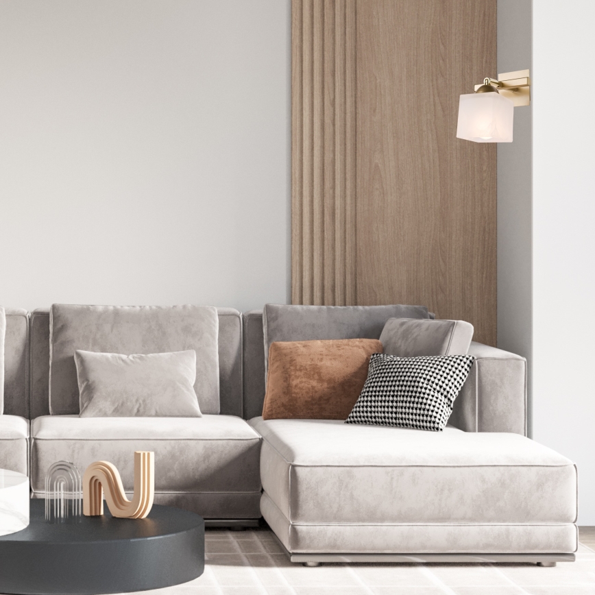 Vägglampa KLARA 1xE14/40W/230V guld