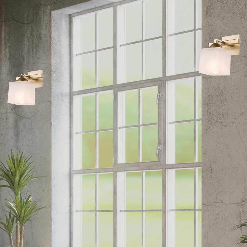 Vägglampa KLARA 1xE14/40W/230V guld