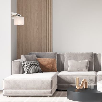 Vägglampa KLARA 1xE14/40W/230V matt krom