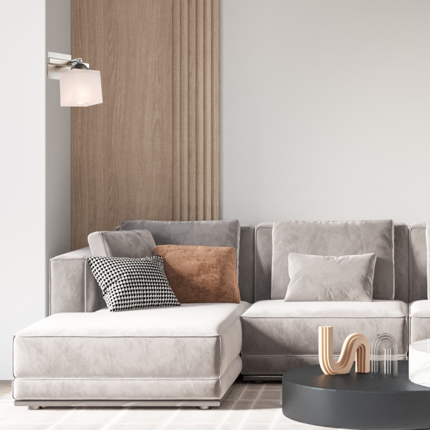 Vägglampa KLARA 1xE14/40W/230V matt krom