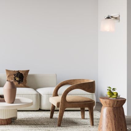 Vägglampa KLARA 1xE14/40W/230V matt krom