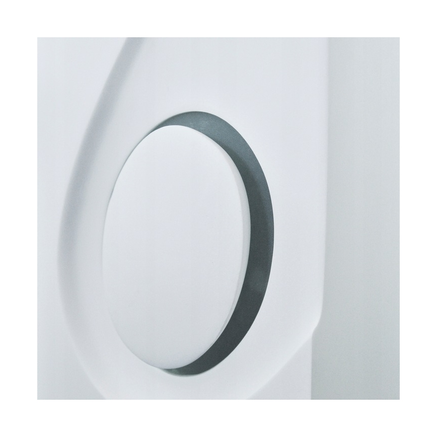 Vägglampa KOMETA 1xE14/12W/230V plåster/vit