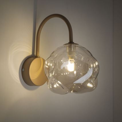 Vägglampa LAVA 1xG9/8W/230V beige/rökbeige