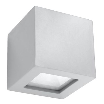 Vägglampa LEO 1xE27/60W/230V grå