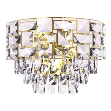 Vägglampa LUXURIA 2xE14/40W/230V guld