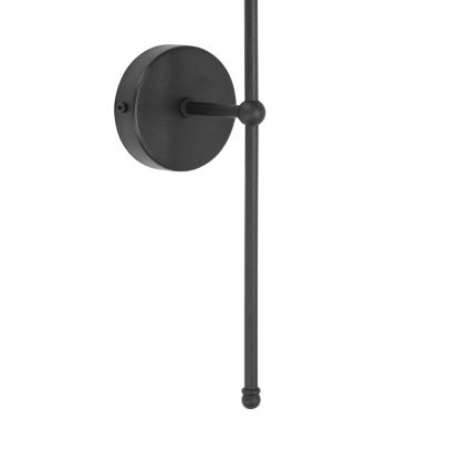 Vägglampa MADELA 1xE14/40W/230V jute/svart