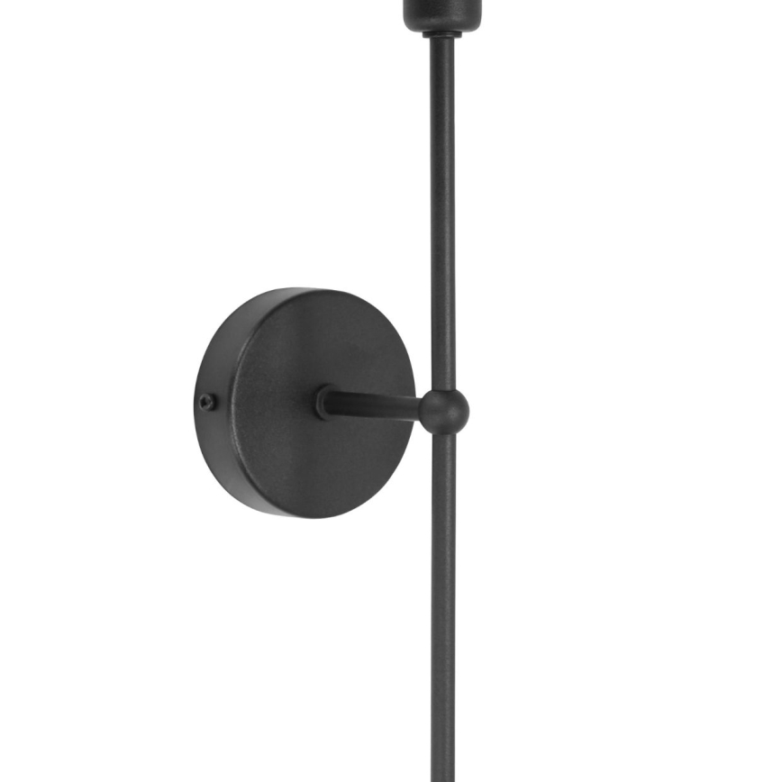 Vägglampa MADELA 1xE14/40W/230V svart