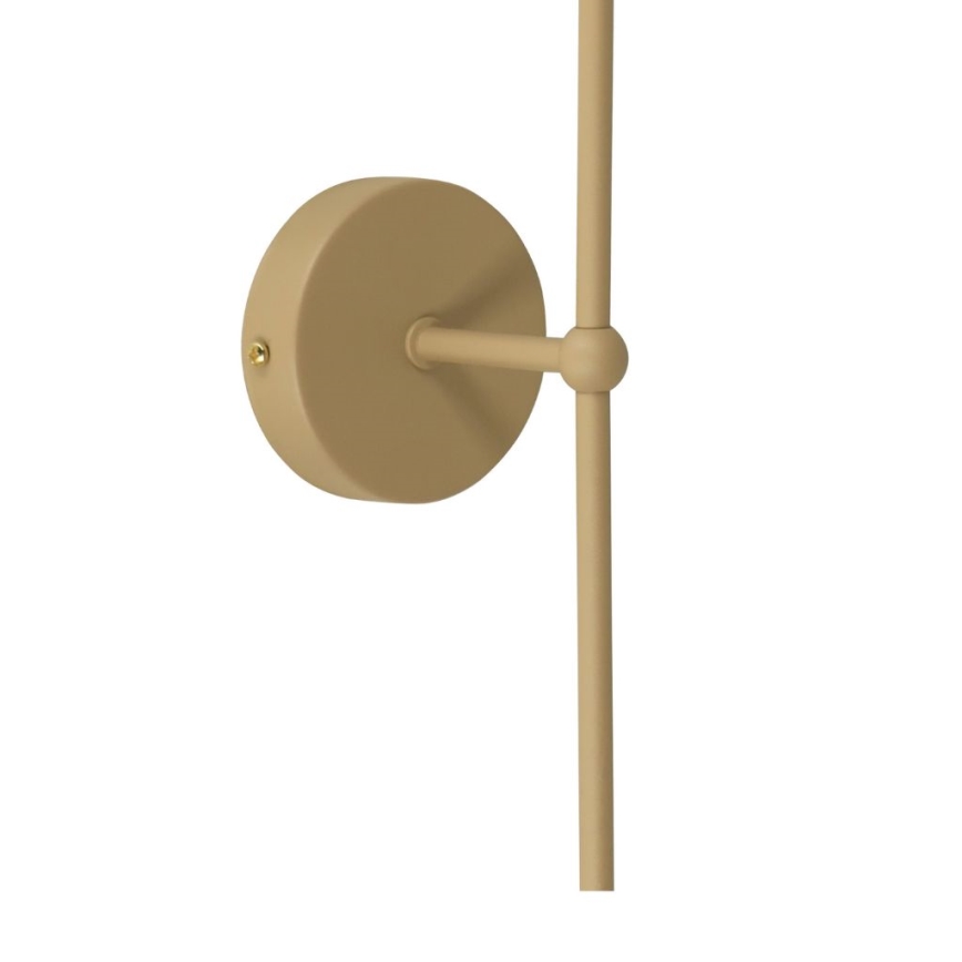 Vägglampa MADELA 1xE14/40W/230V vit/beige