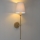 Vägglampa MADELA 1xE14/40W/230V vit/beige