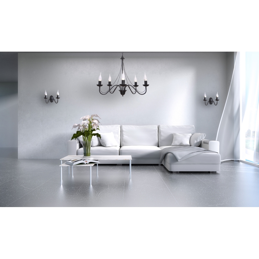 Vägglampa MALBO 2xE14/10W/230V