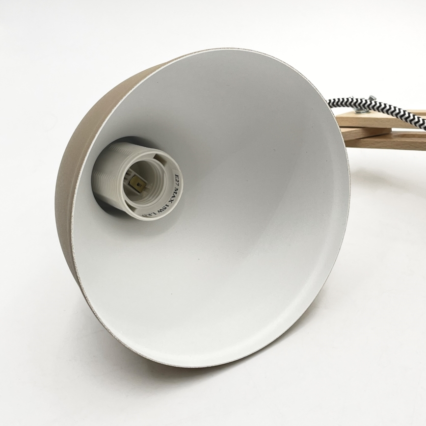 Vägglampa MARCELLO 1xE27/15W/230V beige