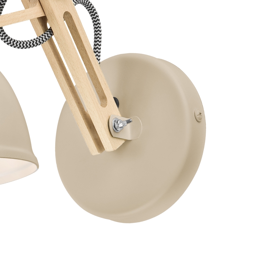 Vägglampa MARCELLO 1xE27/15W/230V beige