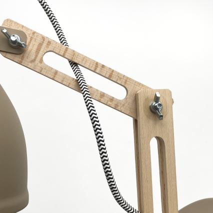 Vägglampa MARCELLO 1xE27/15W/230V beige
