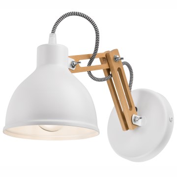 Vägglampa MARCELLO 1xE27/60W/230V bok