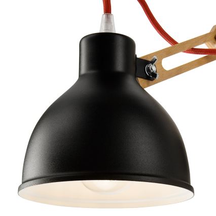 Vägglampa MARCELLO 1xE27/60W/230V bok