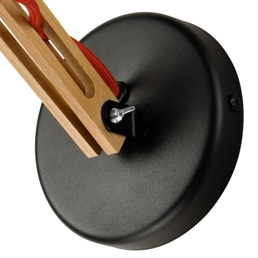 Vägglampa MARCELLO 1xE27/60W/230V bok