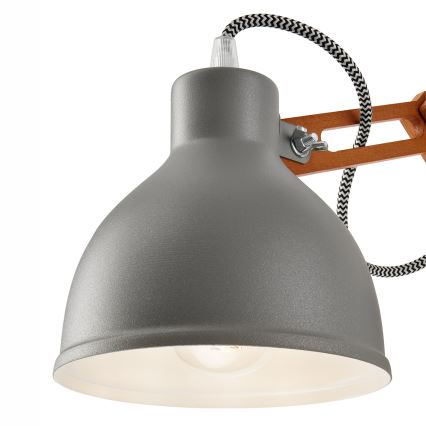Vägglampa MARCELLO 1xE27/60W/230V bok