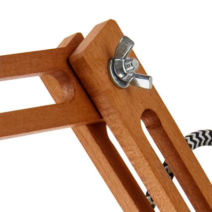 Vägglampa MARCELLO 1xE27/60W/230V bok