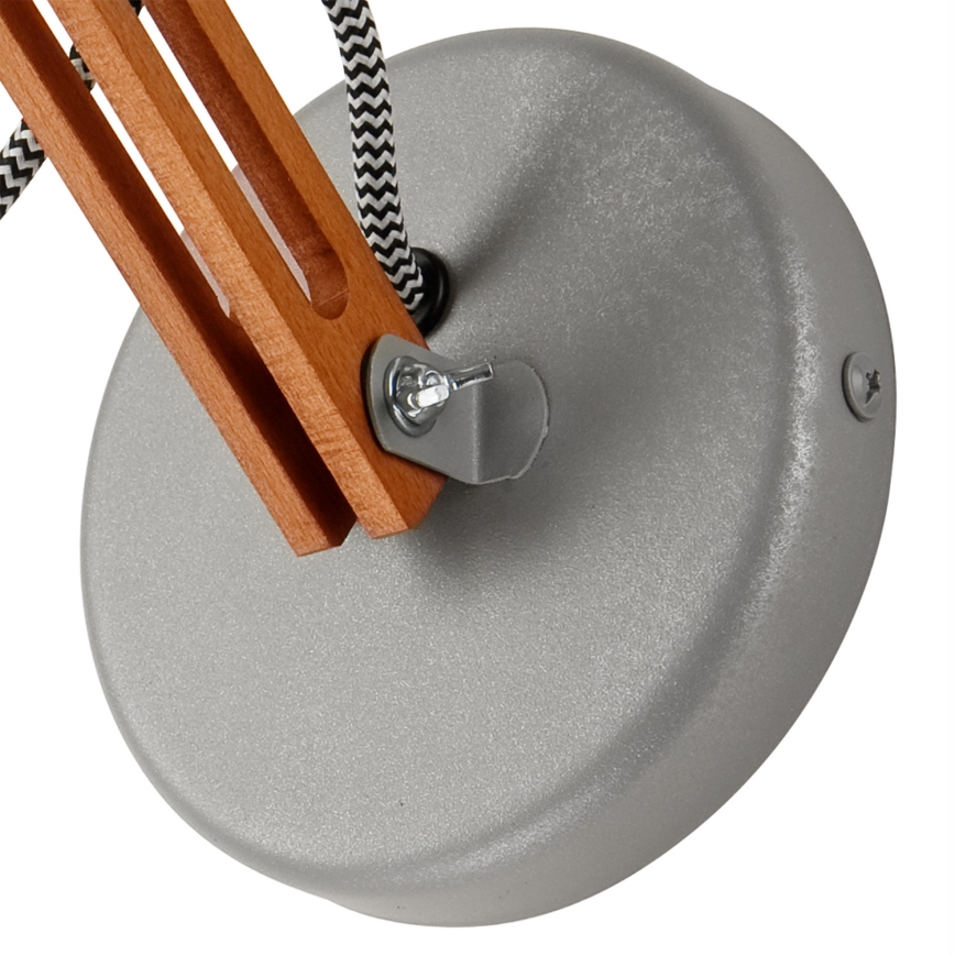 Vägglampa MARCELLO 1xE27/60W/230V bok