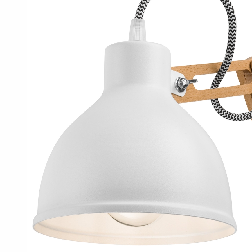 Vägglampa MARCELLO 1xE27/60W/230V bok