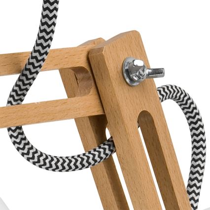 Vägglampa MARCELLO 1xE27/60W/230V bok