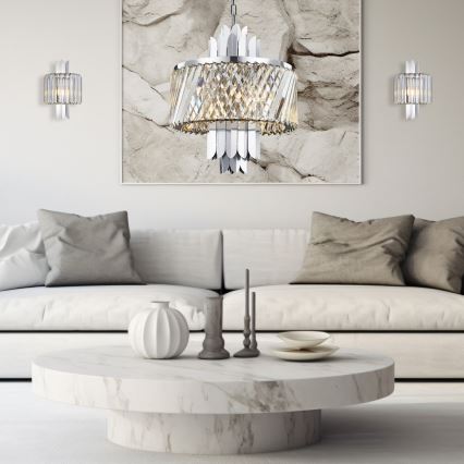 Vägglampa MARGOT 2xE14/40W/230V matt krom