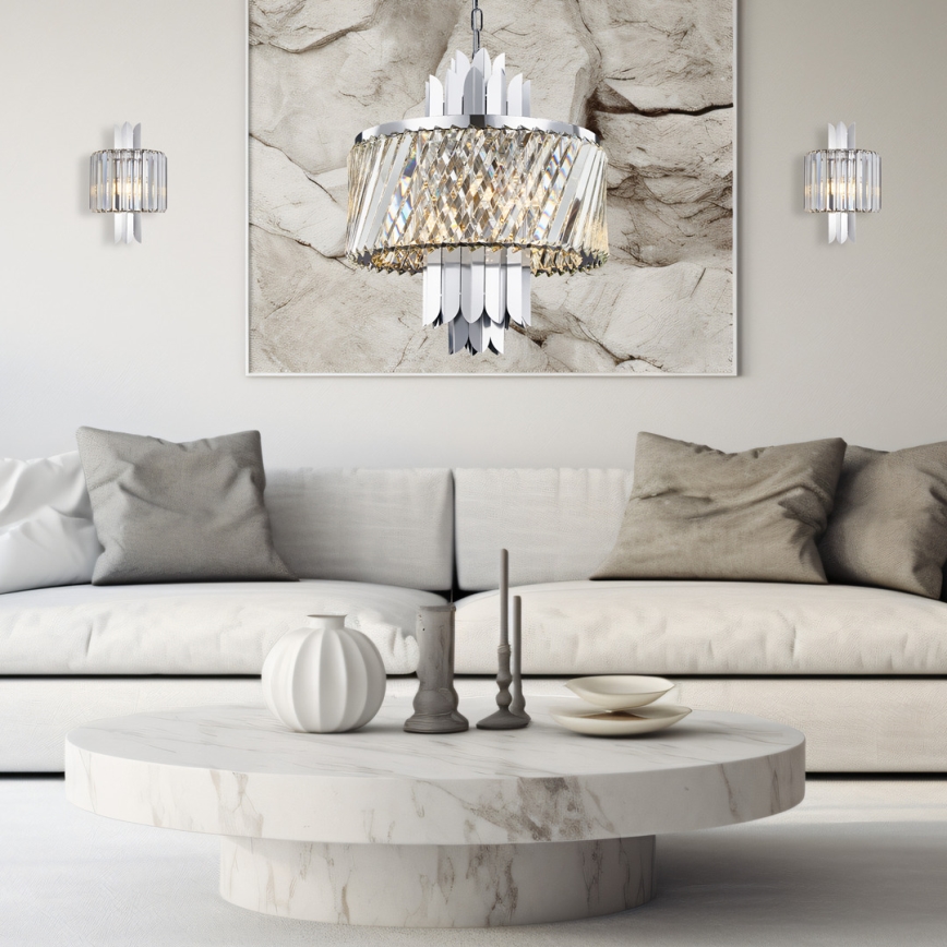 Vägglampa MARGOT 2xE14/40W/230V matt krom