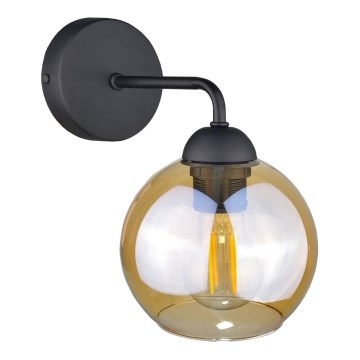 Vägglampa MELLE BLACK 1xE27/60W/230V