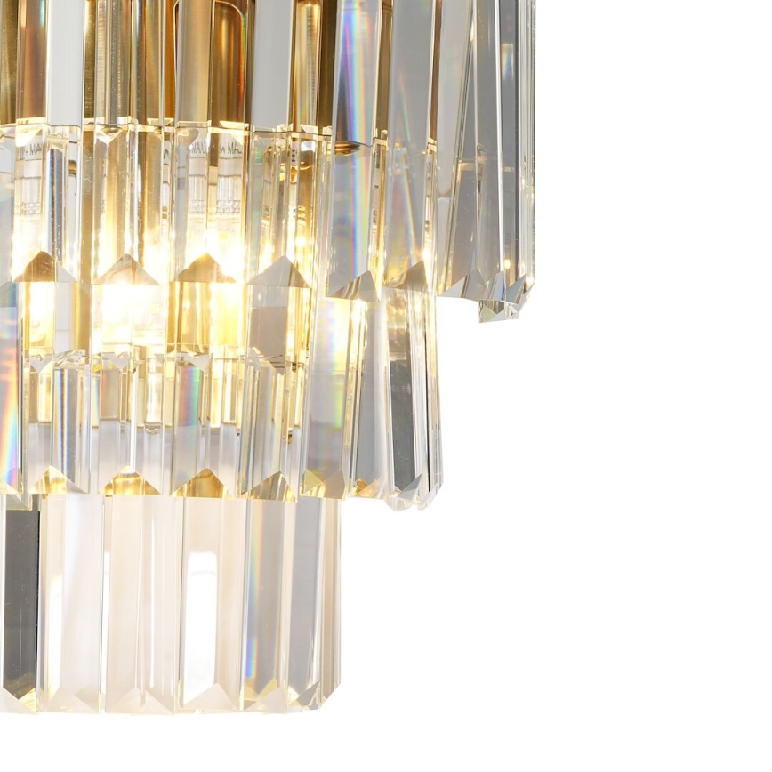 Vägglampa MILANO 2xE14/40W/230V guld