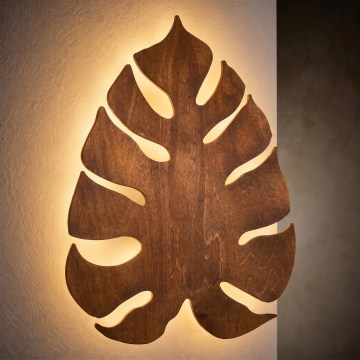 Vägglampa MONSTERA 3xG9/8W/230V brun