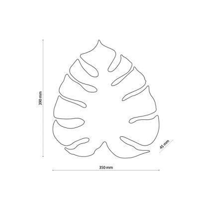 Vägglampa MONSTERA 3xG9/8W/230V i guld