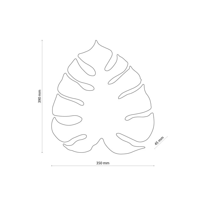 Vägglampa MONSTERA 3xG9/8W/230V svart