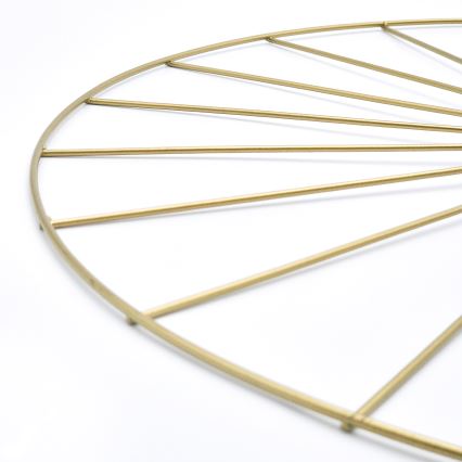 Vägglampa MONTANA 1xE27/15W/230V diameter 30 cm guld