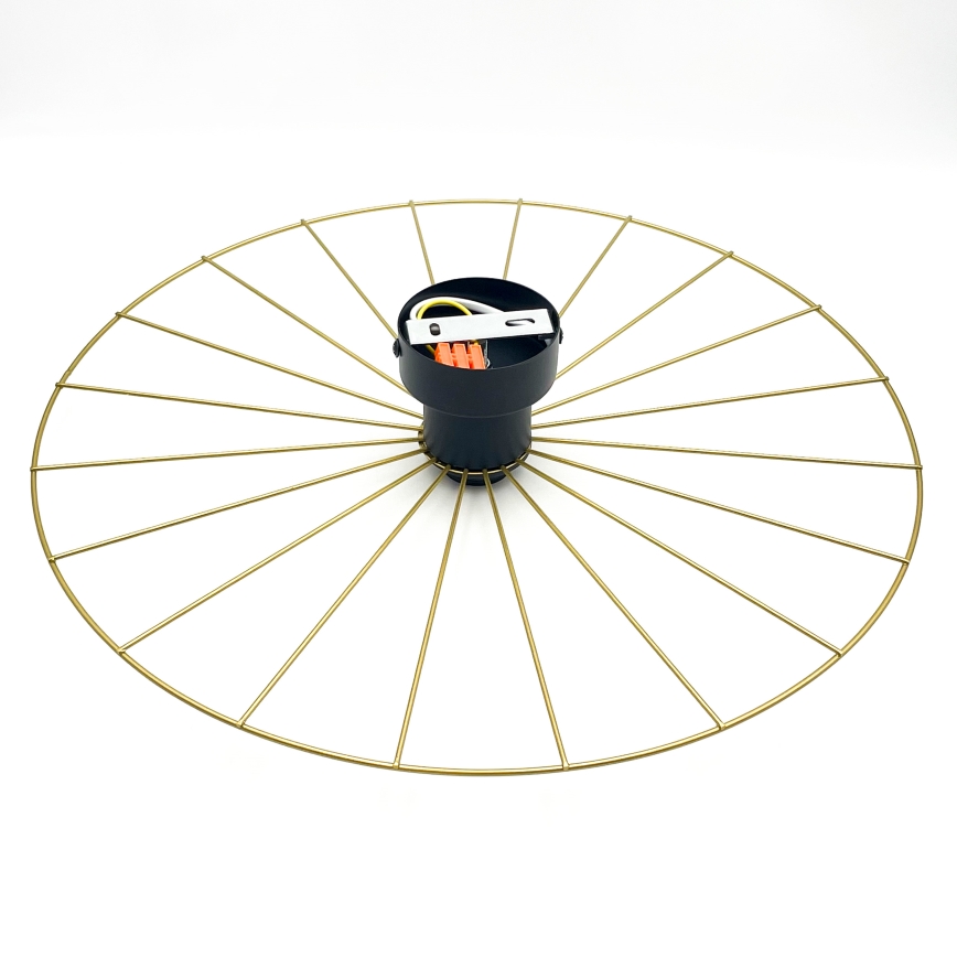 Vägglampa MONTANA 1xE27/15W/230V diameter 45 cm guld
