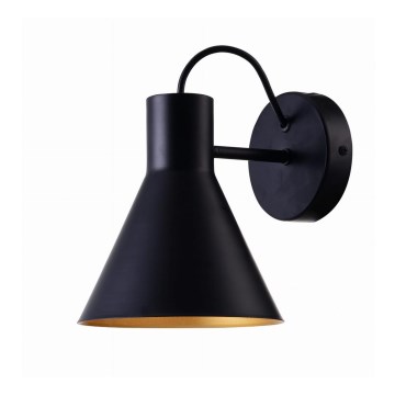 Vägglampa MORE 1xE27/40W/230V svart