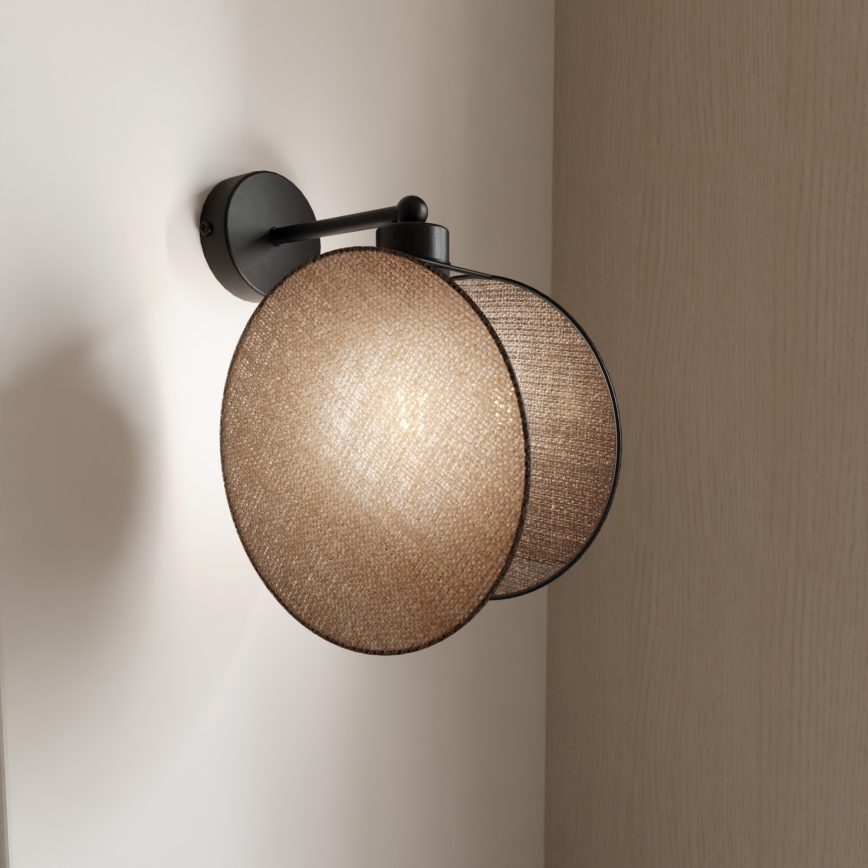 Vägglampa MOTIF 1xE14/10W/230V beige