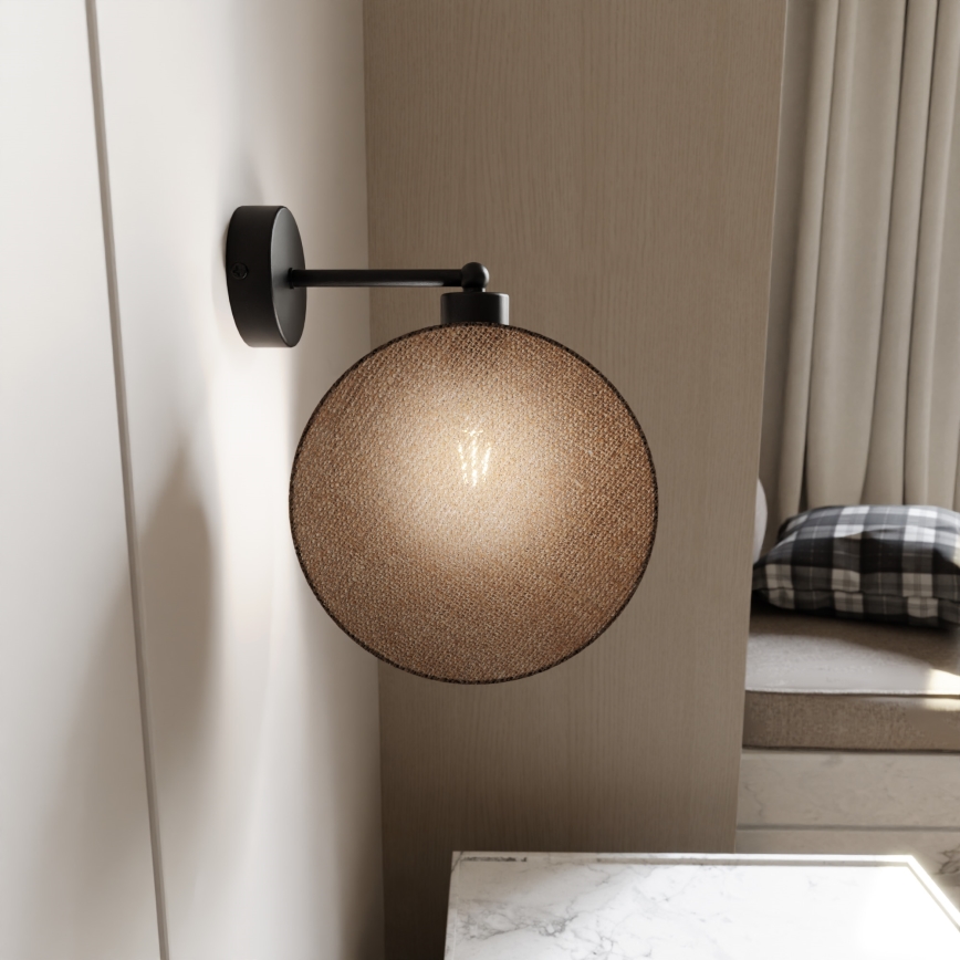 Vägglampa MOTIF 1xE14/10W/230V beige